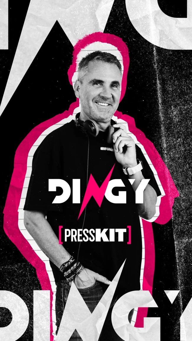 Portada del Press Kit de DINGY